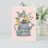 Baby in Bloom Bedankkaart (Staand voorkant)