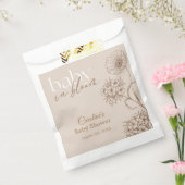 Baby in Bloom Bedankzakje (Gezegeld)