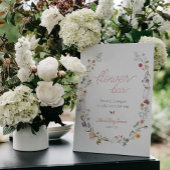 Baby in Bloom Bloem Boeket Bar Poster