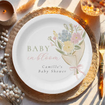 Baby in Bloom Bloem Meisje Baby Shower