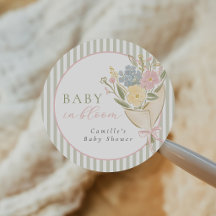 Baby in Bloom Bloem Meisje Baby Shower