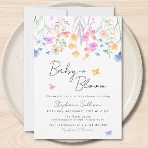 Baby In Bloom Bloemen Baby Shower Kaart