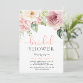 Baby in Bloom Bloemen Vrijgezellenfeest Kaart (Staand voorkant)