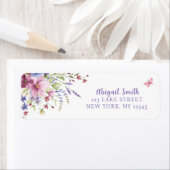 BABY IN BLOOM BLOEMEN WILDE BLOEMEN BABY SHOWER ETIKET (Insitu)