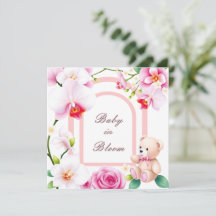 Baby in Bloom bloemenbloem baby shower voor een me