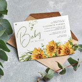 Baby in bloom bloemenneutraal geslachtsneutraal ba kaart