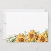 Baby in bloom bloemenneutraal geslachtsneutraal ba kaart (Achterkant)