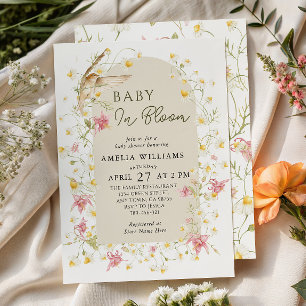 Baby In Bloom Bloemrijke Tuinboog Baby Shower Kaart