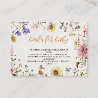 Baby in Bloom Boeken voor Baby Plaatskaartje