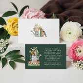 Baby in Bloom Boeken voor Baby Summer Floral Garde Informatiekaartje