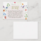 Baby in Bloom Boeken voor de Kaart van de Behuizin (Voorkant / Achterkant)