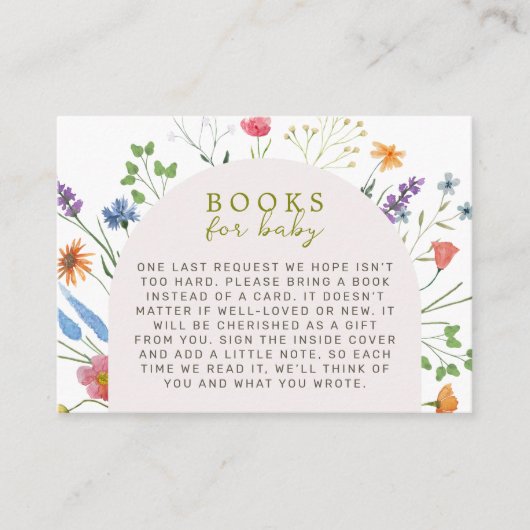 Baby in Bloom Boeken voor de Kaart van de Behuizin (Voorkant)