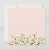 baby in bloom bohemian baby shower , uitnodiging (Achterkant)