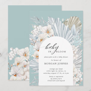 baby in bloom bohemian floral baby shower nodig