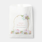 Baby in Bloom Boho Arch Cactus Baby shower Bedankzakje (Voorkant)