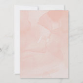 Baby In Bloom Boho Bloemen Pioenrozen Meisje Baby  Kaart (Achterkant)