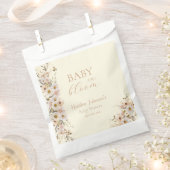 Baby in Bloom Boho Neutral Baby shower Bedankzakje (Geknipt)