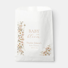 Baby in Bloom Boho Neutral Baby shower Bedankzakje