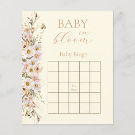 Baby In Bloom Boho Neutrale Baby Shower Spel