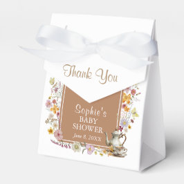 Baby in Bloom Boho Tea Party Baby shower Bedankdoosjes