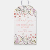 Baby in Bloom Boho Wildflower Baby shower Cadeaulabel (Voorkant)