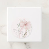 Baby in bloom Boog babyshower Bedankt Bedankjes Labels (In situ)