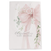 Baby in bloom Boog babyshower Bedankt Medium Cadeauzakje (Voorkant)
