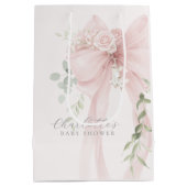 Baby in bloom Boog babyshower Bedankt Medium Cadeauzakje (Achterkant)