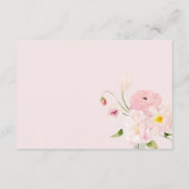 Baby in Bloom Bow Baby shower Boeken voor Baby Informatiekaartje (Achterkant)