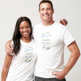 Baby in Bloom Boy Baby shower Ouders T-shirt