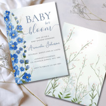 Baby in Bloom Boy Blue Bloemendouche