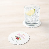 Baby in Bloom Bright Floral Baby shower Kartonnen Onderzetters (Insitu)