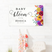 Baby in Bloom Bright & vet Baby shower Spandoek (Insitu)