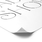 Baby in Bloom Butterfly Baby Shower Welcome 18x24 Poster (Hoek)