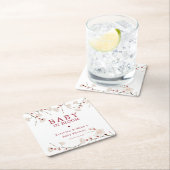 Baby in Bloom Cherry Blossom Kartonnen Onderzetters (Insitu)