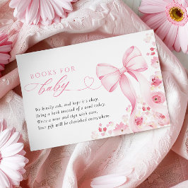 Baby in Bloom Coquette Books for Baby Card Informatiekaartje