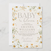 Baby in Bloom Daisy Baby shower Kaart (Voorkant)