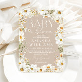 Baby in Bloom Daisy Baby shower Kaart