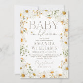 Baby in Bloom Daisy Baby shower Kaart (Voorkant)