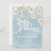 Baby in Bloom Daisy Baby shower Uitnodiging (Voorkant)