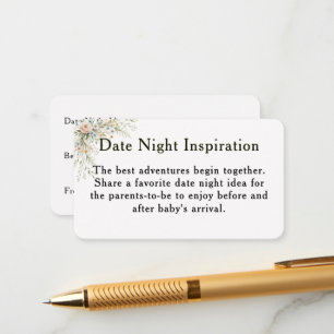 Baby in Bloom Date Night Inspiratiekaart Informatiekaartje