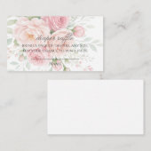 Baby in bloom diaper raffle baby shower game informatiekaartje (Voorkant / Achterkant)