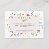 Baby in Bloom Diaper Raffle Enclosure Kaart (Voorkant)