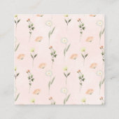 Baby in Bloom Douche Luier Raffle Informatiekaartje (Achterkant)