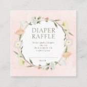 Baby in Bloom Douche Luier Raffle Informatiekaartje (Voorkant)