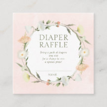 Baby in Bloom Douche Luier Raffle
