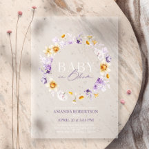 Baby in Bloom - Elegant Floral Baby shower