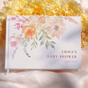 Baby In Bloom Elegante Bloem Meisje Baby Shower Gastenboek