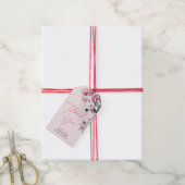 Baby in Bloom Floral Baby shower Hartelijk dank Cadeaulabel (Met Touw)