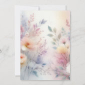 Baby in Bloom Floral Baby shower Kaart (Achterkant)